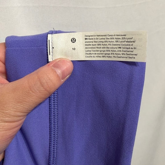 Lululemon Align Reversible Bra *Light Support, A/B Cup Size 10 NWOT - Picture 7 of 7